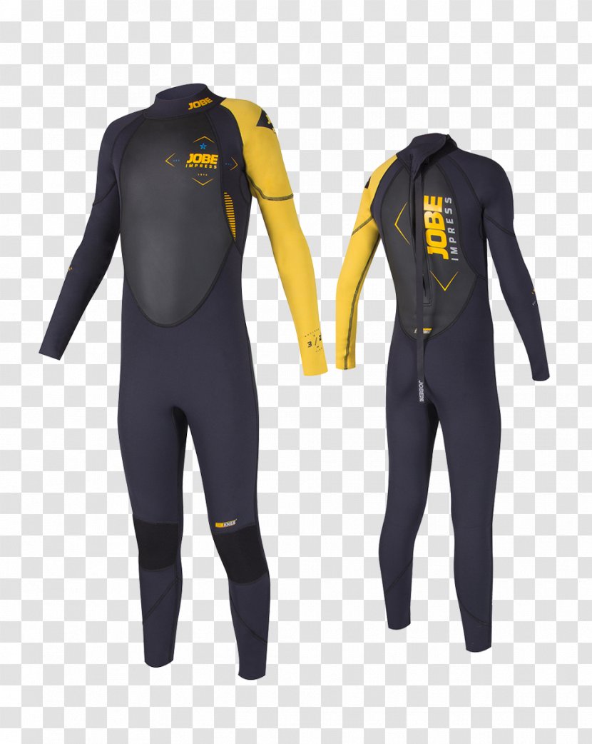 Wetsuit Jobe Water Sports Dry Suit Wakeboarding Neoprene - Hoodie Transparent PNG
