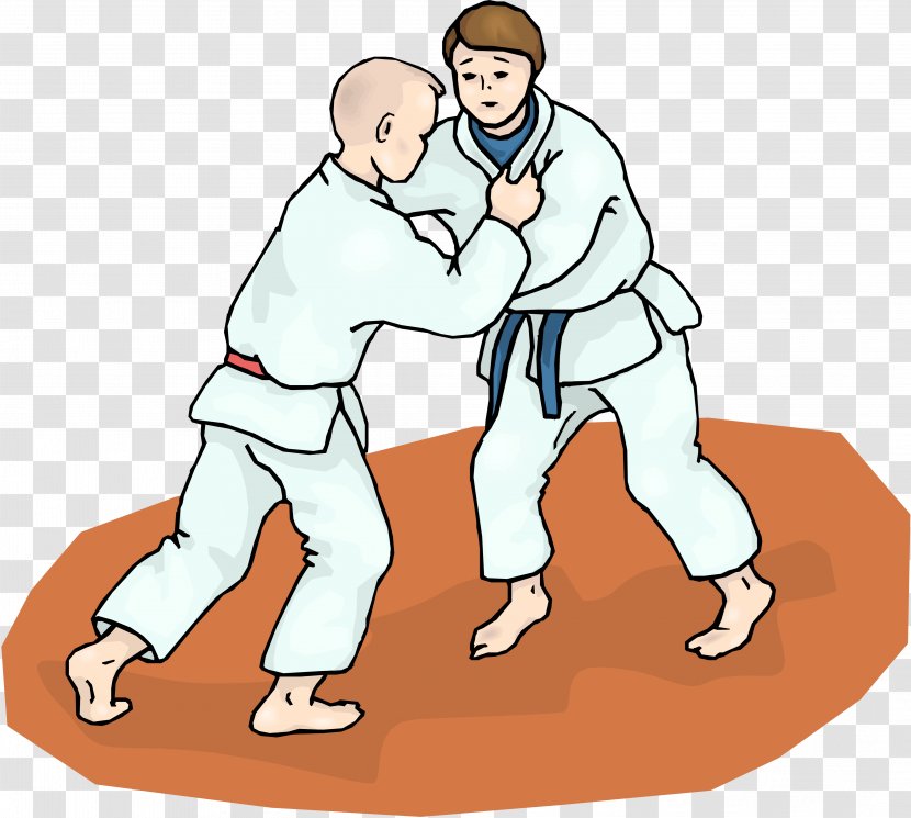 Clip Art Judo Illustration Free Content Openclipart - Contact Sport - Cartoon Transparent PNG