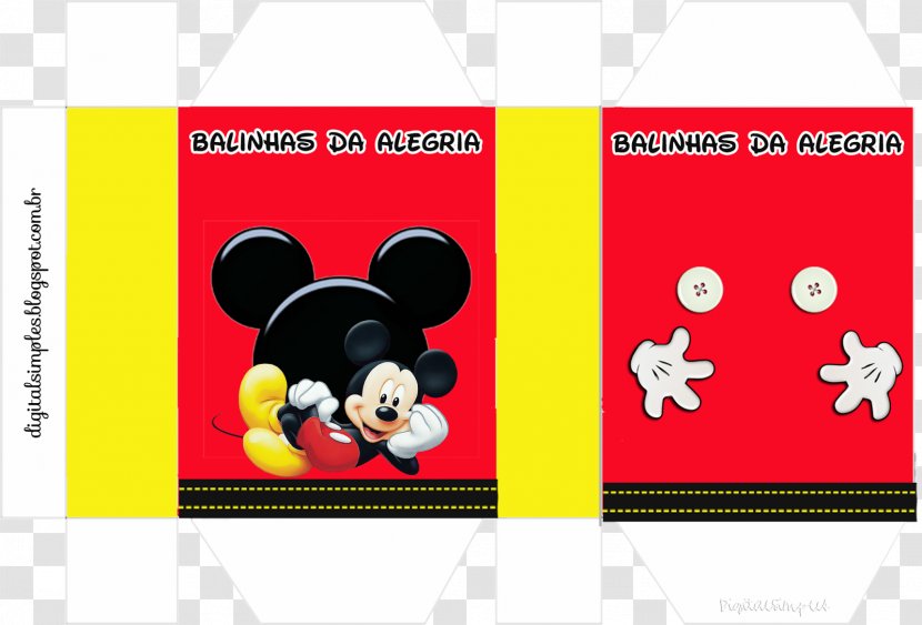 Mickey Mouse Minnie Paper Party Birthday - Clubhouse Transparent PNG
