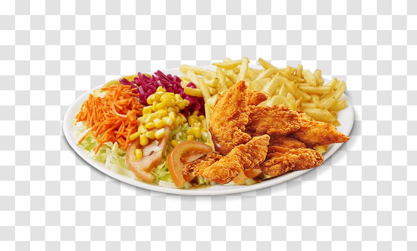 French Fries Fast Food Chicken Fingers And Chips Pizza - Kids Meal - Kebab Transparent PNG