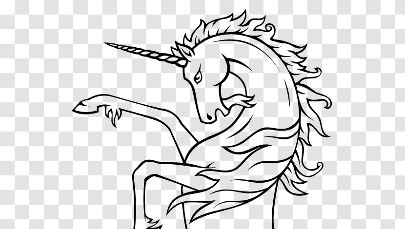 Horse Drawing Unicorn - Heart Transparent PNG