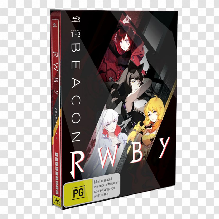 Amazon.com Blu-ray Disc RWBY - Rwby Vol 4 Music From The Rooster Teeth Series - Volume 1 RWBY, Vol. (Music Series)Ruby Play Button Transparent PNG