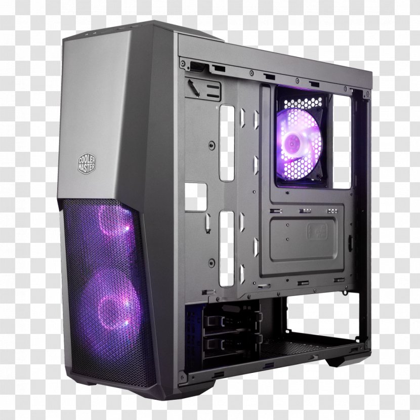Computer Cases & Housings Power Supply Unit Cooler Master MicroATX - Drive Bay Transparent PNG