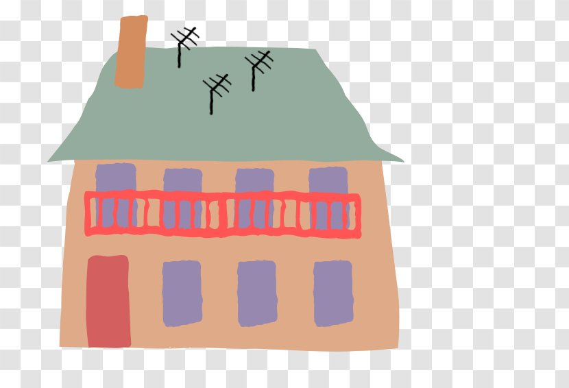 Old House, Pirot Clip Art Openclipart Line Vector Graphics - Drawing - House Transparent PNG