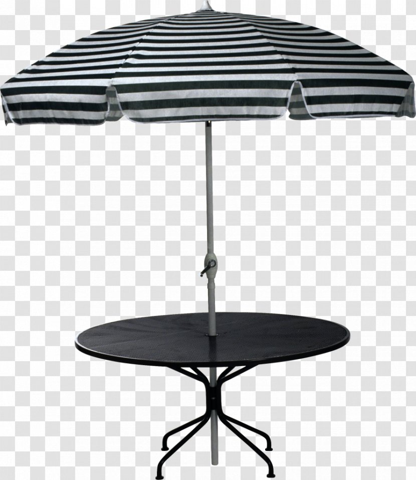 Table Umbrella Garden Furniture - Black - Campsite Transparent PNG