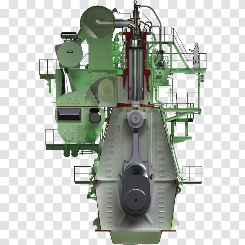MAN Diesel Engine Container Ship CSCL Globe - Cscl - Yacht Engin Transparent PNG