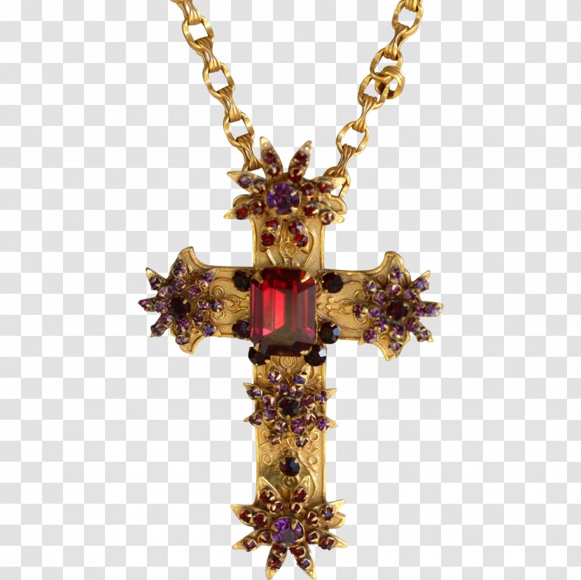 Jewellery Charms & Pendants Gemstone Necklace Charm Bracelet - Red Cross Transparent PNG