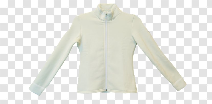 Sleeve Blouse Top Collar Jacket - Woman - Polar Fleece Transparent PNG