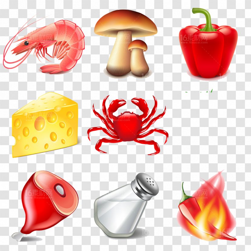 Crab Cartoon Food Illustration - Photography - Kitchen Transparent PNG