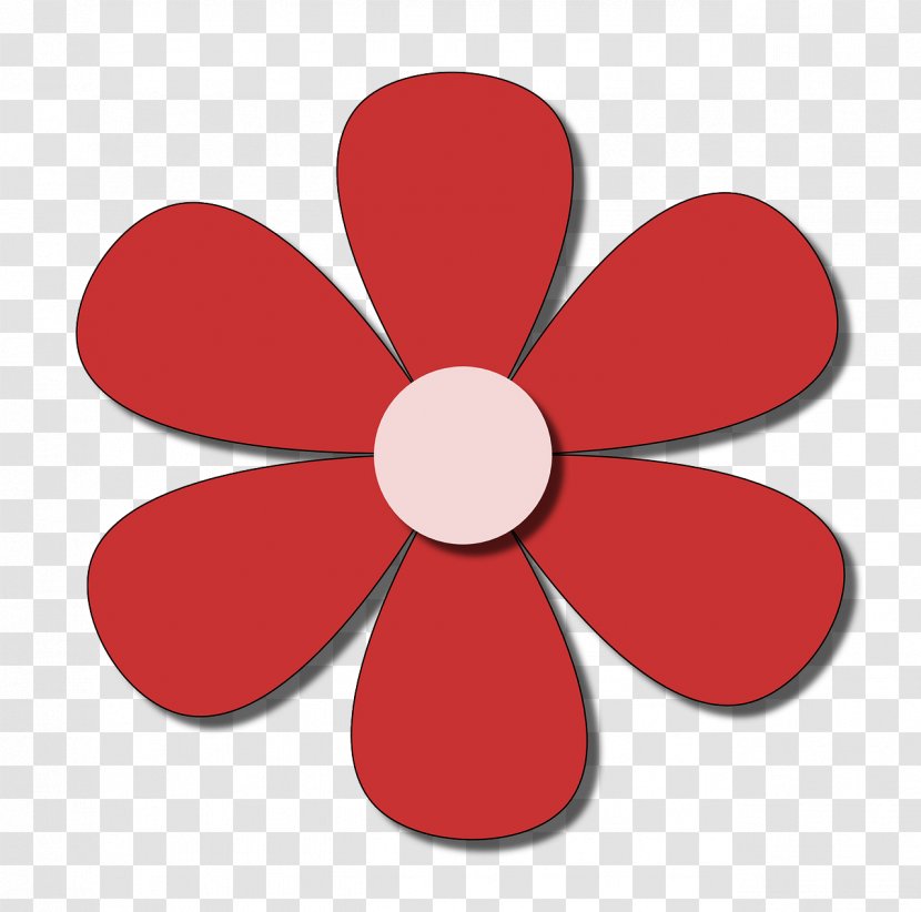Flower Paper Red Petal - Water Lilies Transparent PNG