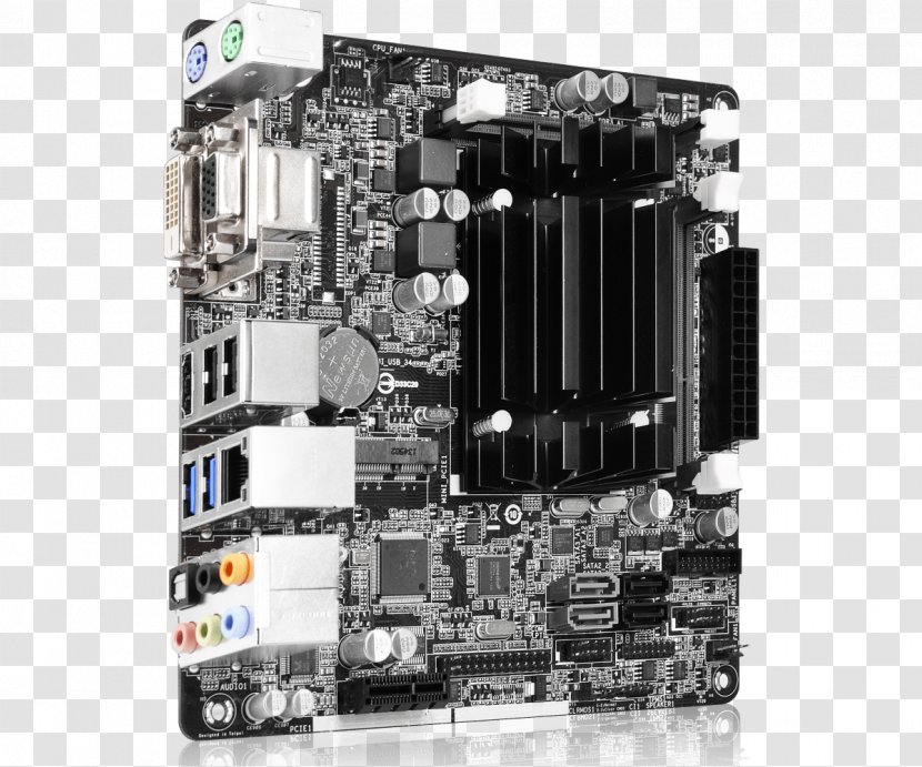 Graphics Cards & Video Adapters Motherboard Central Processing Unit Mini-ITX ASRock Q1900-ITX - Computer Transparent PNG