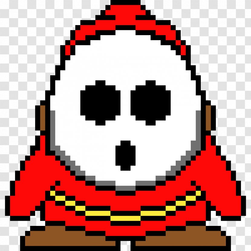 Pixel Art Shy Guy Drawing - Smiley Transparent PNG