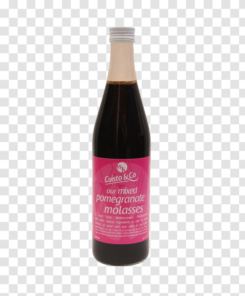 Pomegranate Juice Glass Bottle Liquid - Drink - Pita Bread Transparent PNG