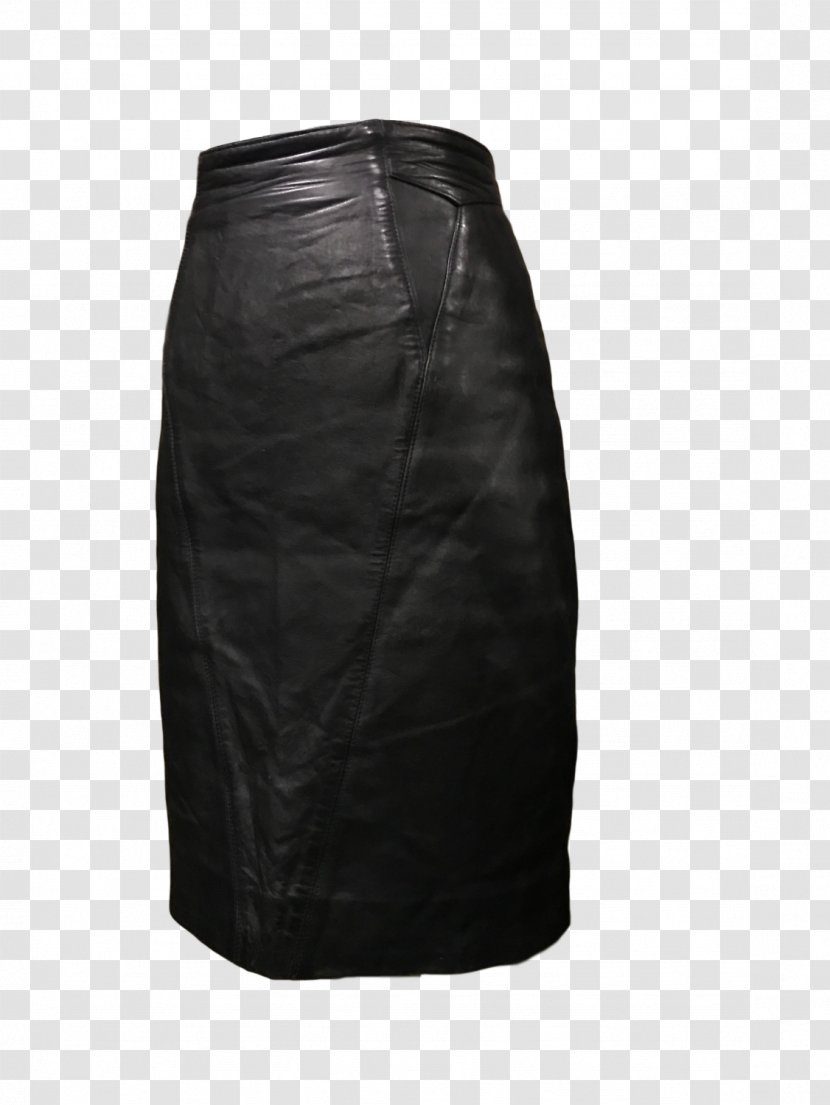 Skirt Waist Black M - Genuine Leather Transparent PNG