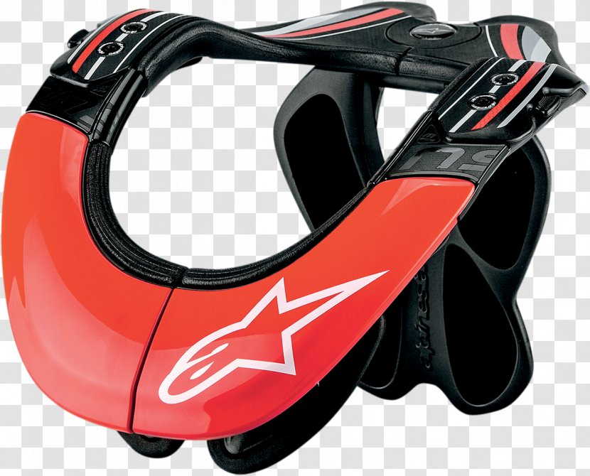 Alpinestars Motorcycle Cervical Collar Leatt-Brace Neck - Kidney Belt - Motocross Transparent PNG