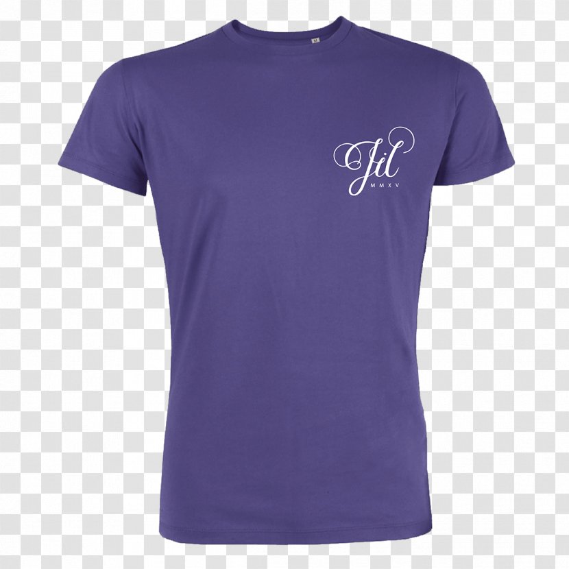 T-shirt Sleeve Blue Purple - Watercolor Transparent PNG