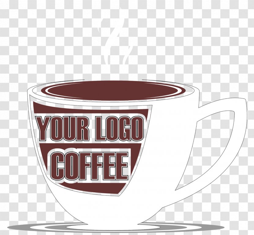 Coffee Cup Design Logo Mug - Caffeine Transparent PNG