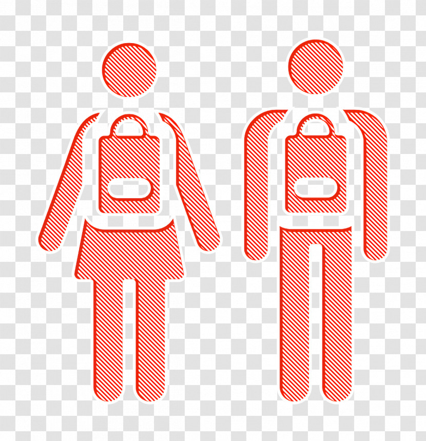 Classmates Icon School Icon Back To School Icon Transparent PNG