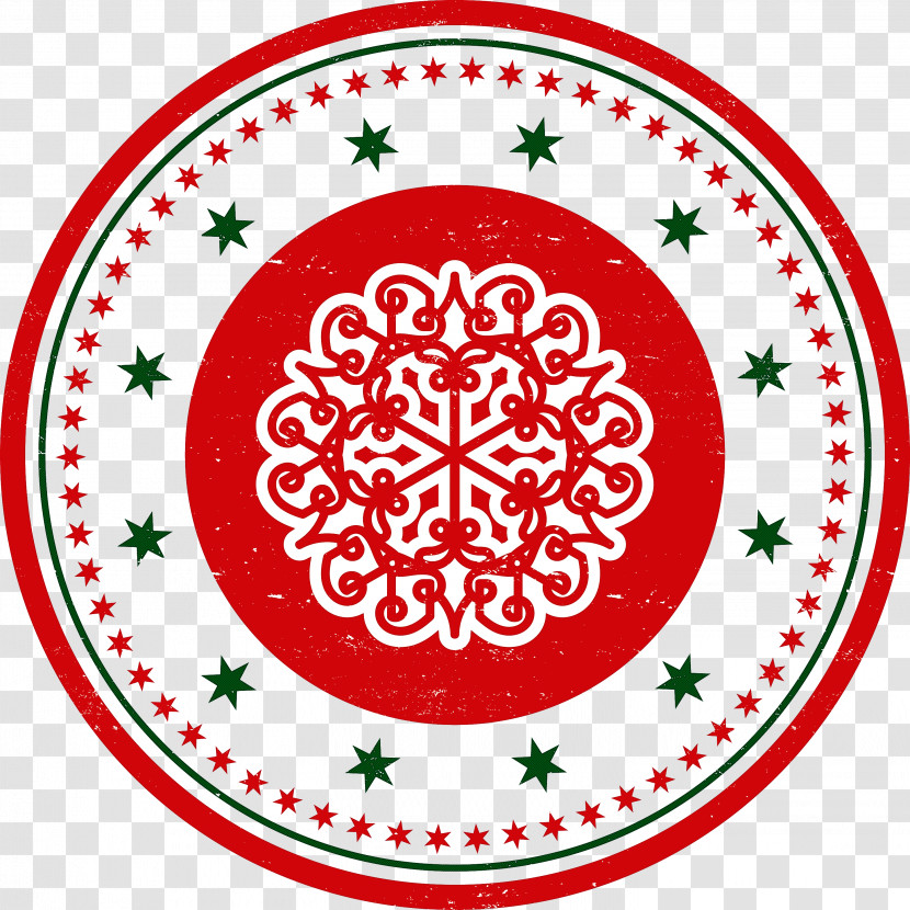 Christmas Stamp Transparent PNG