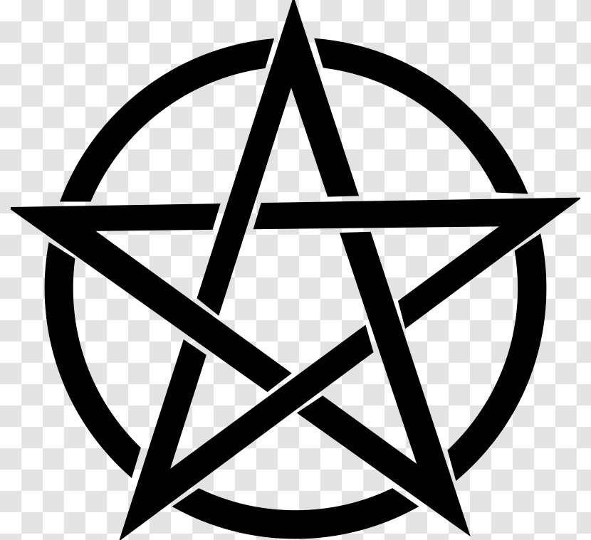 Pentagram Wicca Pentacle Clip Art - Symmetry - Clipart Transparent PNG