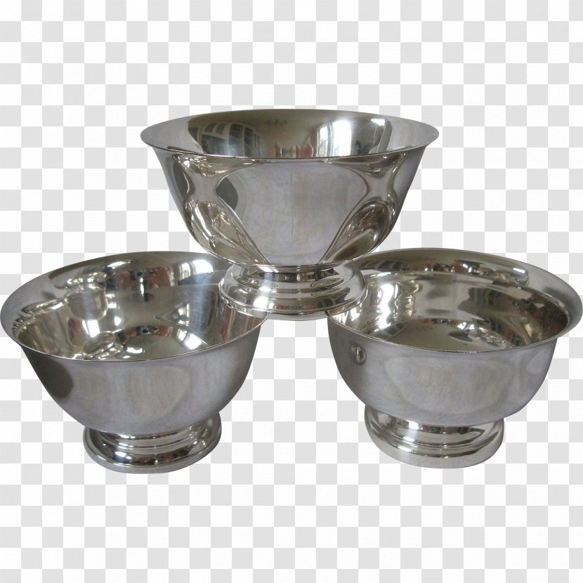 Silver Bowl Transparent PNG