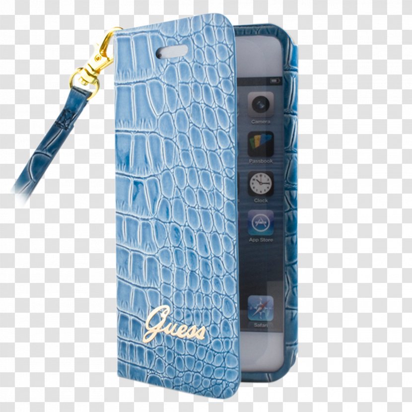 IPhone 5s Guess Crocodile Wallet 5 & 5S Blue Apple - Mobile Phone Case - Samsung Cep Telefonu Melodileri Indir Transparent PNG