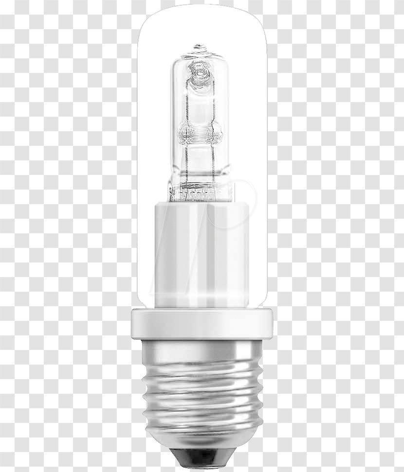 Incandescent Light Bulb Edison Screw Halogen Lamp - Osram Transparent PNG