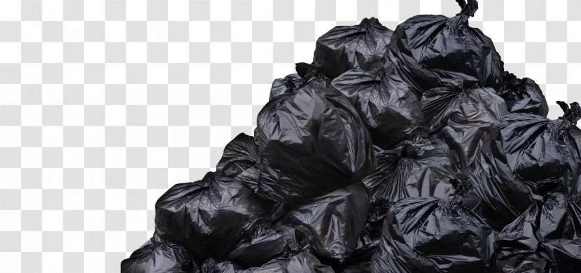 Plastic Bag Bin Waste Landfill Stock Photography - Black - Compaction Transparent PNG