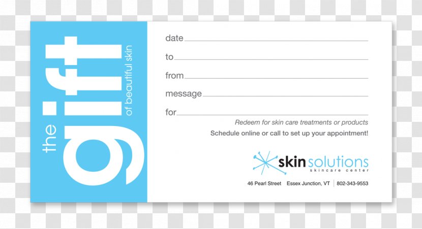 Gift Card Skin Care Dermalogica Transparent PNG