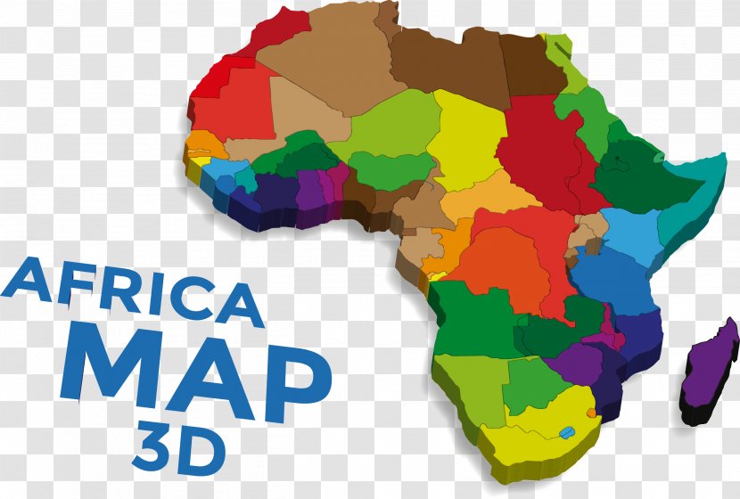 Africa Vector Map Euclidean - Area - Of Transparent PNG