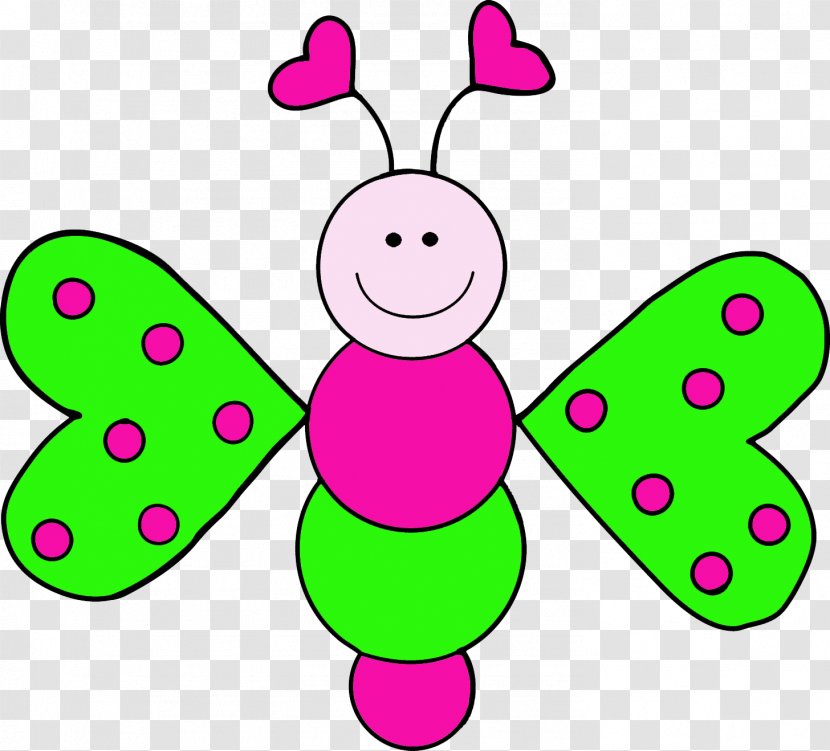 Butterfly Child Clip Art - Pink Transparent PNG