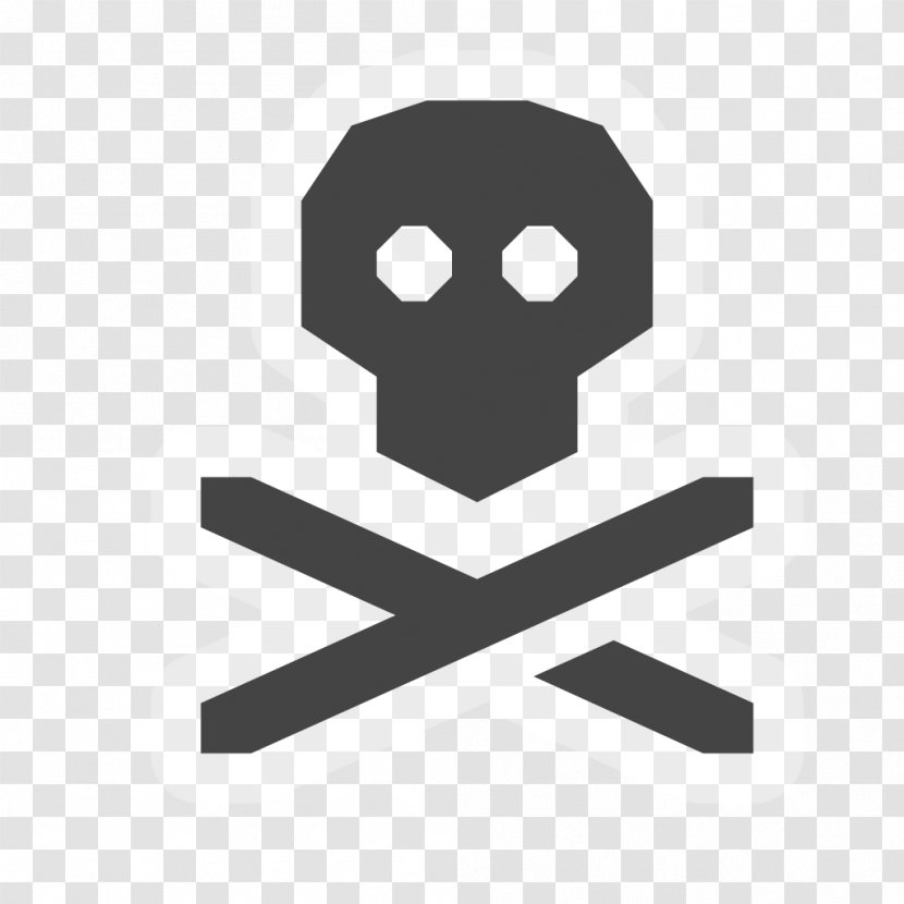 Skull And Crossbones Image Clip Art Symbol - Bone Transparent PNG