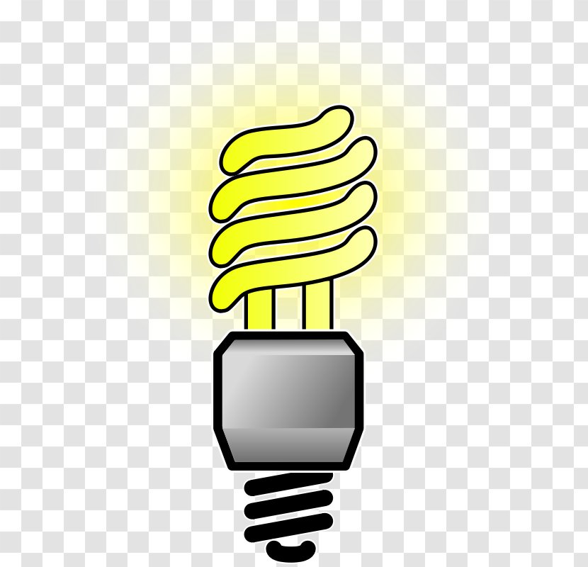 Incandescent Light Bulb Efficient Energy Use Clip Art - Electricity - Lightbulb Outline Transparent PNG