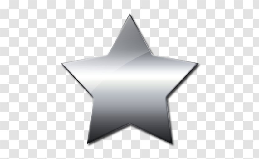 Download Grey Clip Art - Email - Five Pointed Star Transparent PNG
