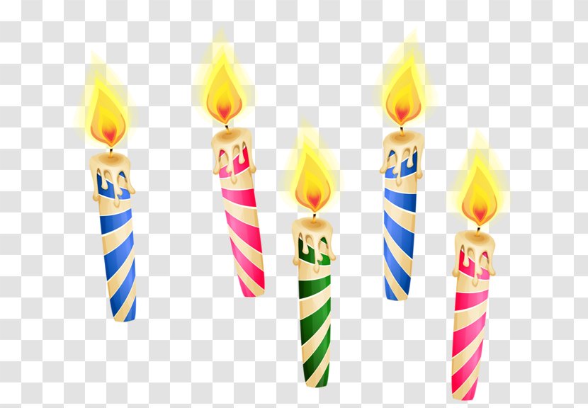 Birthday Cake Candle Happy - Greeting Note Cards Transparent PNG
