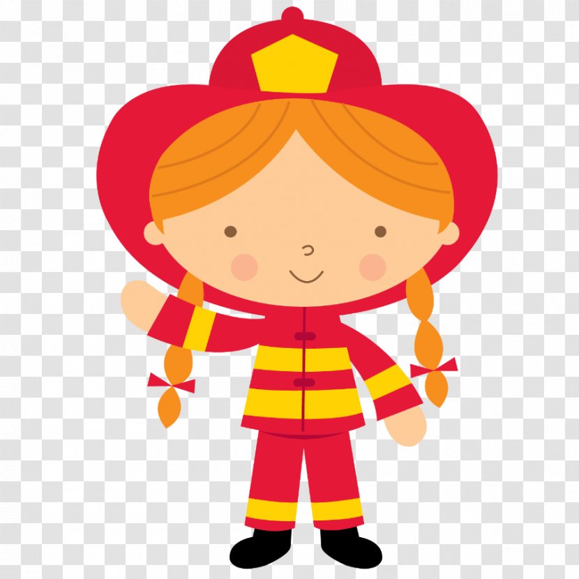Firefighter Clip Art Fire Engine Department Image - Pleased Transparent PNG