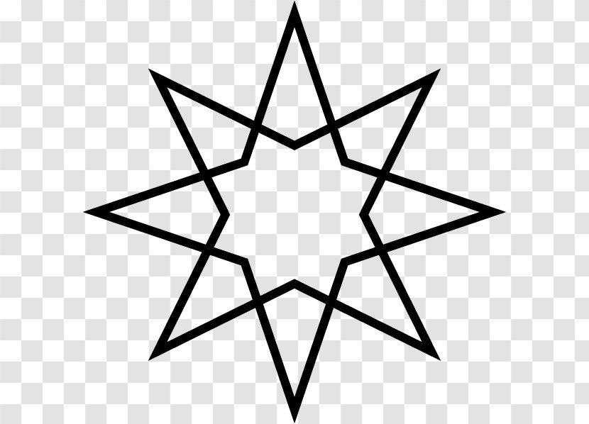 Tattoo Vector Graphics Illustration Drawing Image - Star - Black Geometrically Decagon Transparent PNG