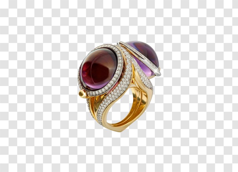 Ruby Silver - Gemstone Transparent PNG