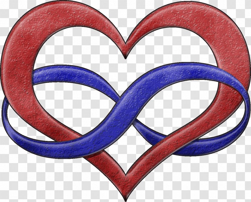 Infinity Symbol Heart Polyamory - Flower Transparent PNG