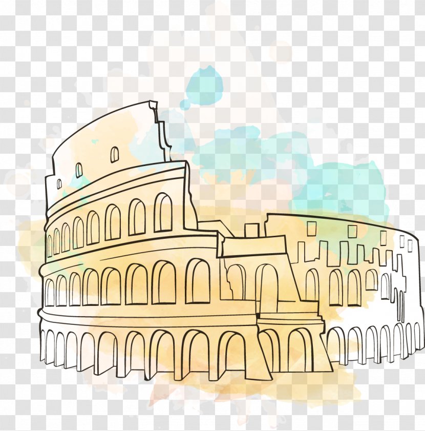 Colosseum Travel Euclidean Vector Resort - Tourist Attraction - Roman Transparent PNG
