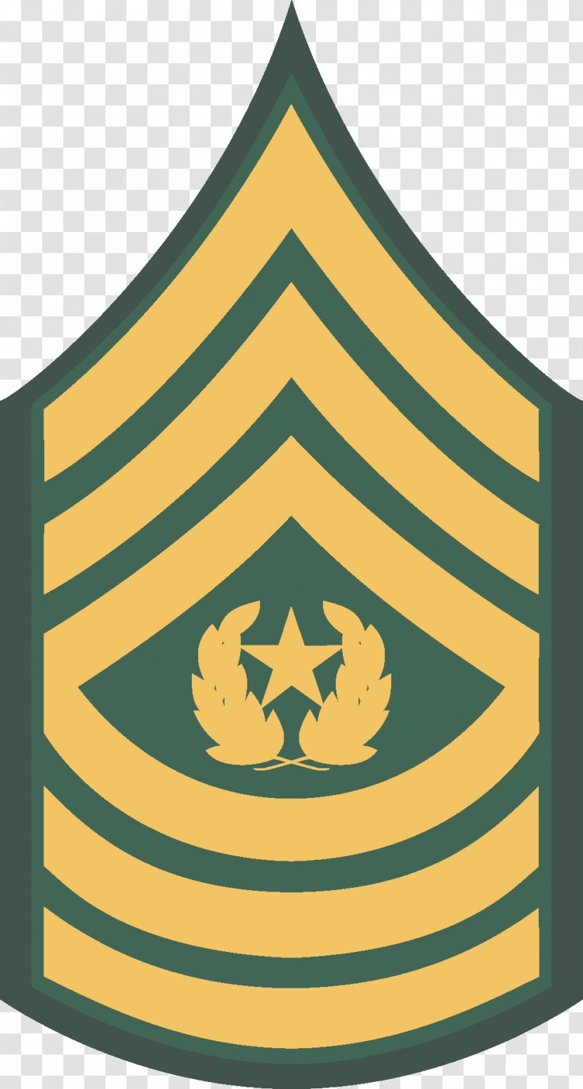 Sergeant Major Of The Army Military Rank Non-commissioned Officer - Enlisted Transparent PNG