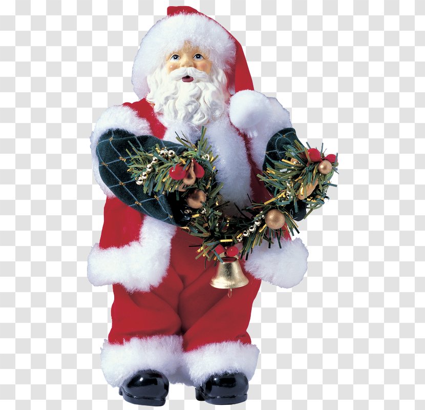 Santa Claus Christmas Ornament Père Noël Ded Moroz - Holiday - Jingle Bell Transparent PNG