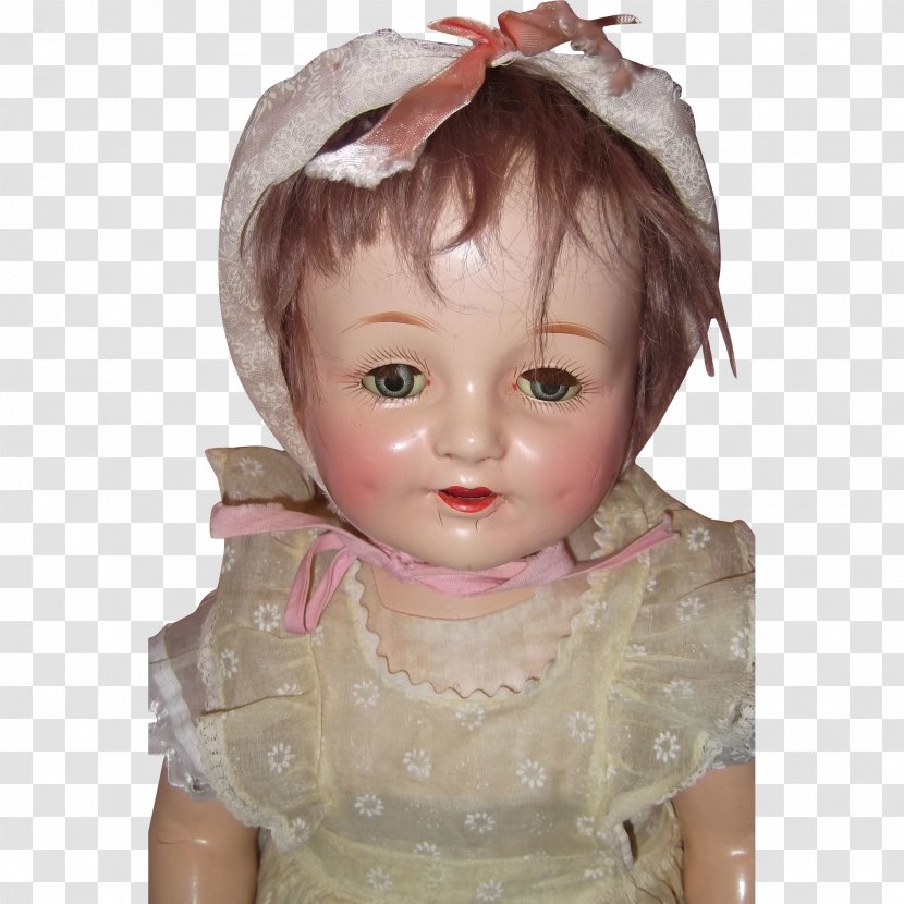 Brown Hair Doll Facebook Toddler - Wig Transparent PNG