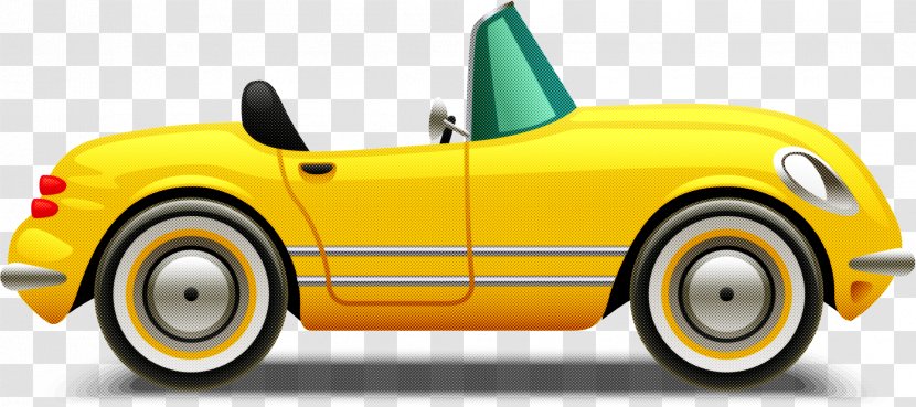 Motor Vehicle Yellow Car Automotive Design - Antique - Wheel System Transparent PNG