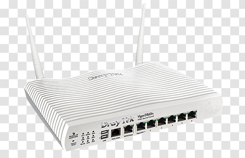 DrayTek Router VDSL G.992.5 DSL Modem - Digital Subscriber Line - Adsl Transparent PNG