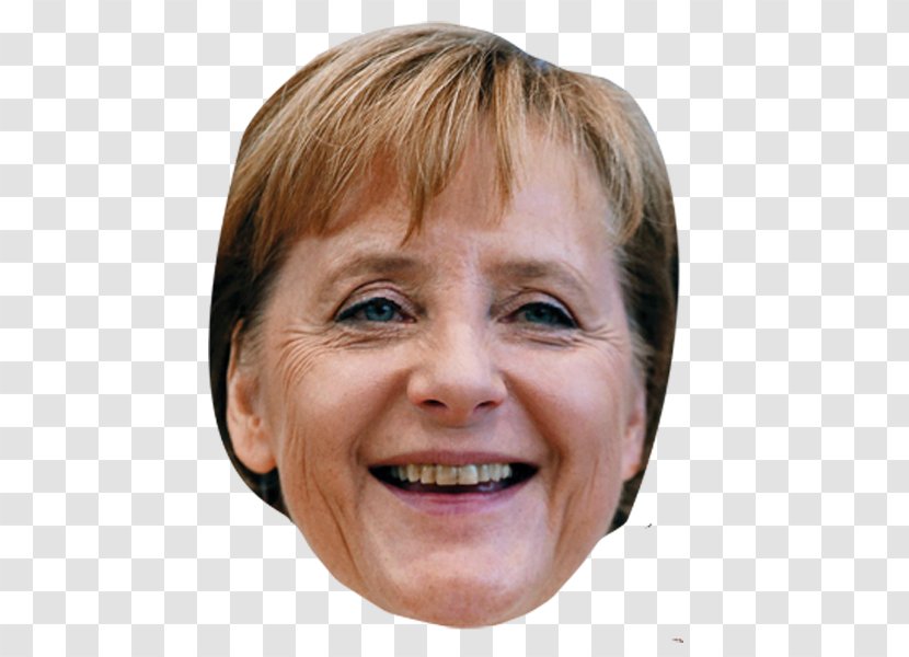 Angela Merkel Chancellor Of Germany Politician Mask - Laughter Transparent PNG