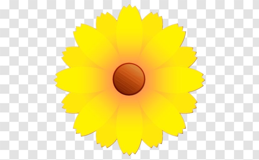 Iphone Flower Emoji - Sms - Plant Sunflower Transparent PNG