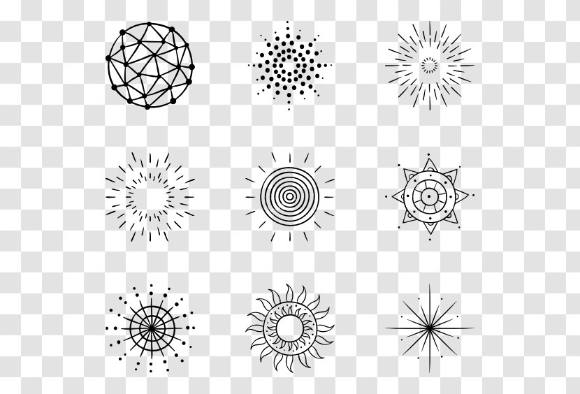 Point Line Art Pattern - Pack Collection Transparent PNG