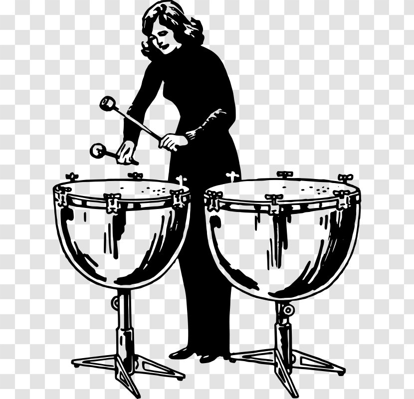 Timpani Drum Percussion Clip Art - Watercolor Transparent PNG