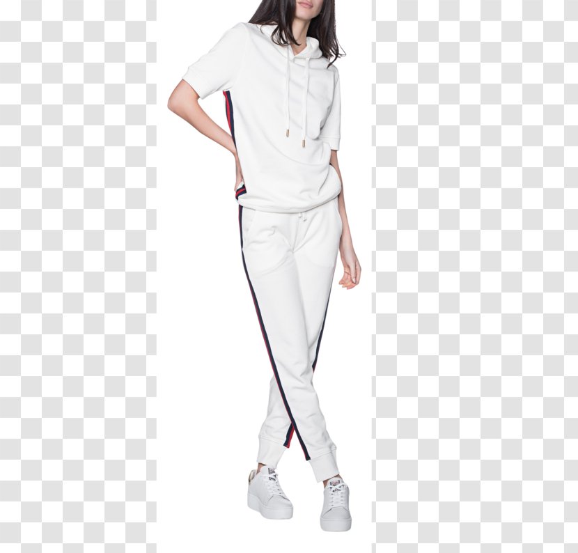 Sleeve Waist Sportswear Pants Shoe - Japanese Off White Hoodie Transparent PNG